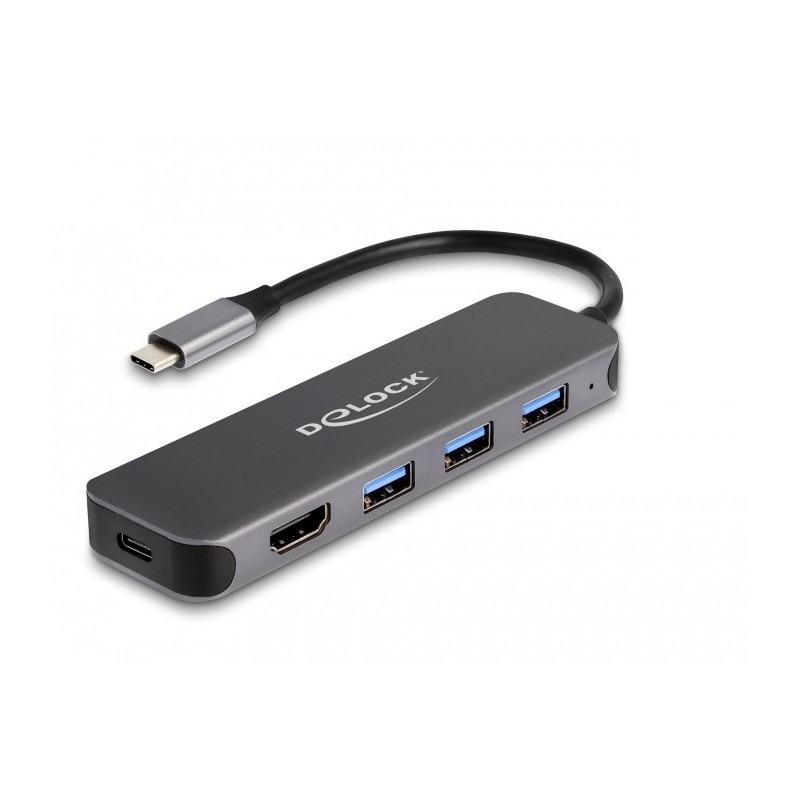 Hub - 3 x USB 3.2 Gen 1 + 1 x USB-C (Spannungsversorgung)